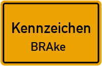 Wunschkennzeichen Brake reservieren