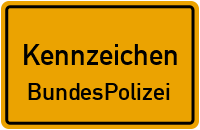 Wunschkennzeichen Bundespolizei reservieren