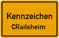 Wunschkennzeichen Crailsheim reservieren