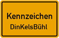 Wunschkennzeichen Dinkelsbühl reservieren