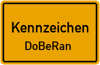 Wunschkennzeichen Doberan reservieren