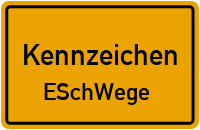 Wunschkennzeichen Eschwege reservieren