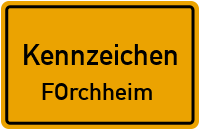 Wunschkennzeichen Forchheim reservieren