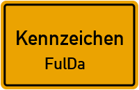 Wunschkennzeichen Fulda reservieren