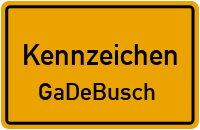 Wunschkennzeichen Gadebusch reservieren