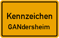 Wunschkennzeichen Gandersheim reservieren