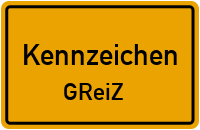 Wunschkennzeichen Greiz reservieren