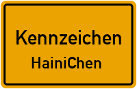 Wunschkennzeichen Hainichen reservieren