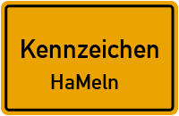 Wunschkennzeichen Hameln reservieren