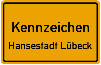 Wunschkennzeichen Hansestadt Lübeck reservieren