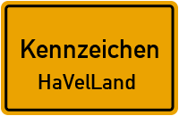 Wunschkennzeichen Havelland reservieren