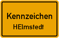 Wunschkennzeichen Helmstedt reservieren