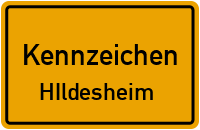 Wunschkennzeichen Hildesheim reservieren