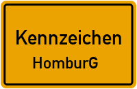 Wunschkennzeichen Homburg reservieren