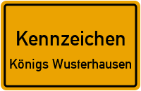 Wunschkennzeichen Königs Wusterhausen reservieren