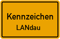 Wunschkennzeichen Landau reservieren