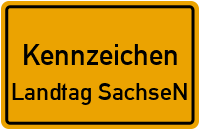 Wunschkennzeichen Landtag Sachsen reservieren