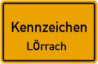 Wunschkennzeichen LÖrrach reservieren