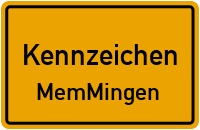 Wunschkennzeichen Memmingen reservieren