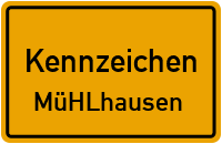 Wunschkennzeichen Mühlhausen reservieren