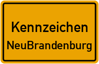 Wunschkennzeichen Neubrandenburg reservieren