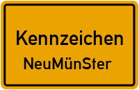 Wunschkennzeichen Neumünster reservieren