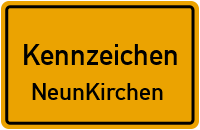 Wunschkennzeichen Neunkirchen reservieren