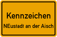 Wunschkennzeichen Neustadt An Der Aisch reservieren