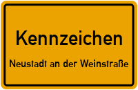 Wunschkennzeichen Neustadt An Der Weinstrasse reservieren