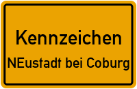 Wunschkennzeichen Neustadt Bei Coburg reservieren