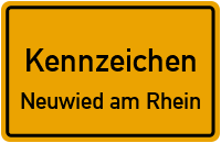 Wunschkennzeichen Neuwied Am Rhein reservieren