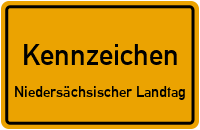 Wunschkennzeichen Niedersächsischer Landtag reservieren