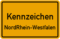 Wunschkennzeichen Nordrhein-westfalen reservieren