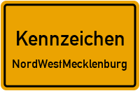 Wunschkennzeichen Nordwestmecklenburg reservieren