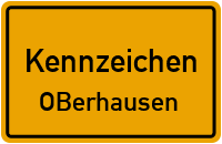 Wunschkennzeichen Oberhausen reservieren