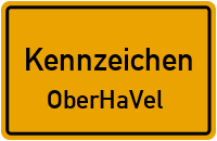 Wunschkennzeichen Oberhavel reservieren