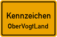 Wunschkennzeichen Obervogtland reservieren