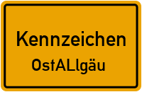 Wunschkennzeichen Ostallgäu reservieren