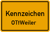 Wunschkennzeichen Ottweiler reservieren