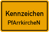 Wunschkennzeichen Pfarrkirchen reservieren