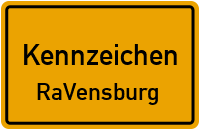 Wunschkennzeichen Ravensburg reservieren