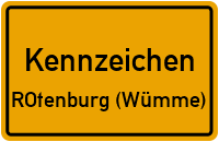 Wunschkennzeichen Rotenburg (wümme) reservieren