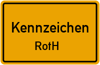 Wunschkennzeichen Roth reservieren