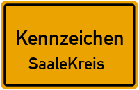 Wunschkennzeichen Saalekreis reservieren