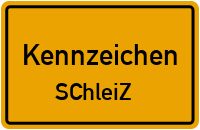 Wunschkennzeichen Schleiz reservieren