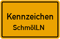 Wunschkennzeichen Schmölln reservieren