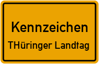 Wunschkennzeichen Thüringer Landtag reservieren