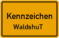 Wunschkennzeichen Waldshut reservieren