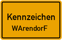 Wunschkennzeichen Warendorf reservieren