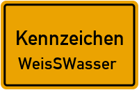 Wunschkennzeichen Weisswasser reservieren